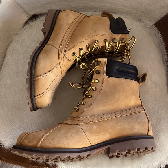 Ralph Lauren Polo Whitwood duck suede hiking boots size 8.5 D, style Whitwood - Picture 12 of 15